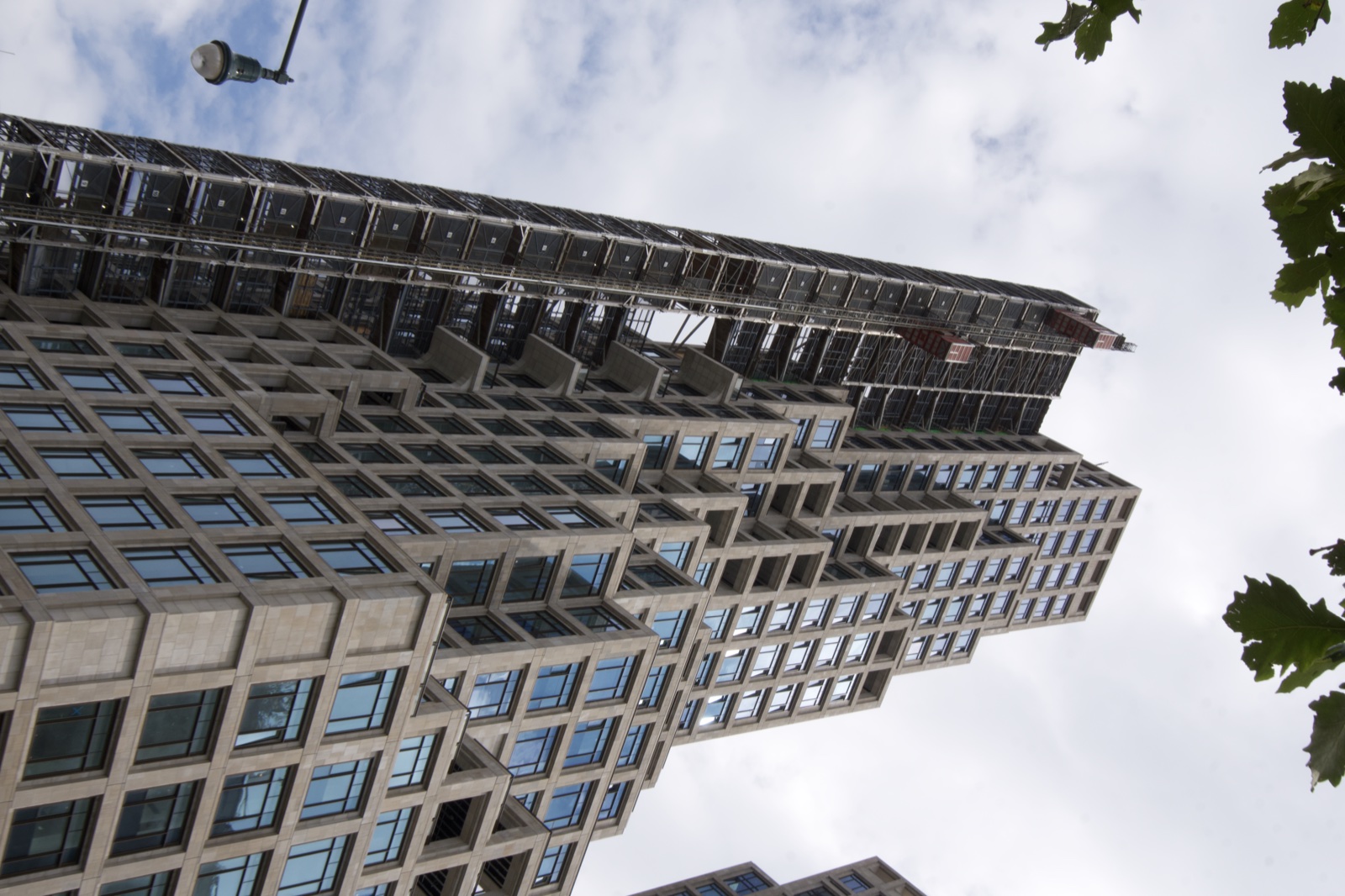 80 Clarkson, a two-tower limestone-clad residential development on the Hudson River waterfront in Manhattan's West Village, developed by Zeckendorf Development and Atlas Capital Group and designed by COOKFOX Architects. Flooring by Arpa Flooring Design.