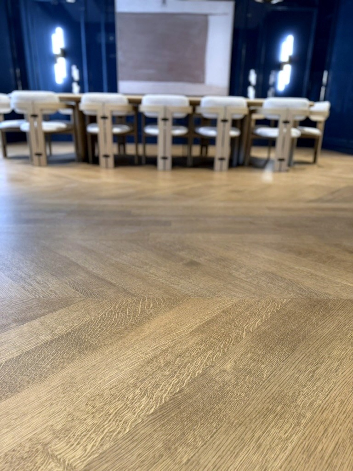 Chevron installation at The Henry