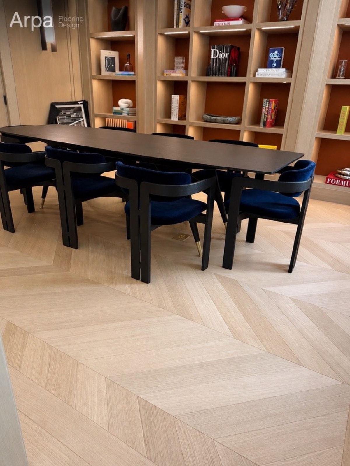 Chevron installation at The Henry