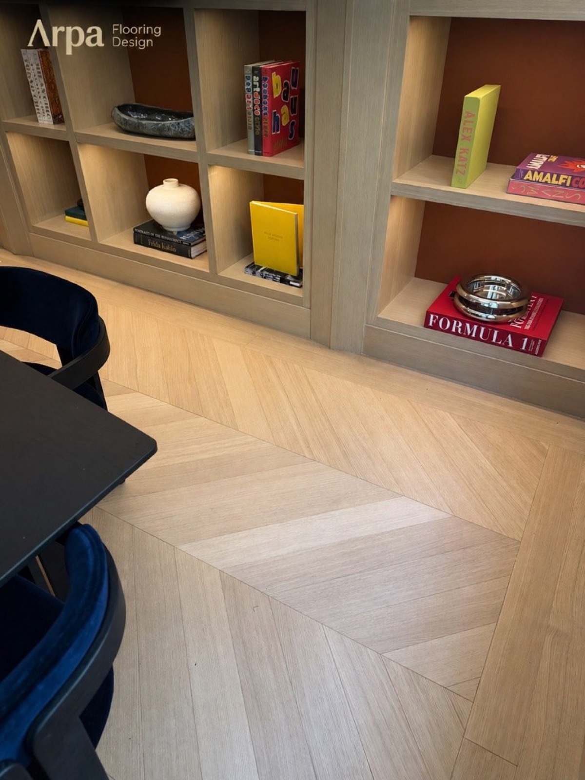 Chevron installation at The Henry